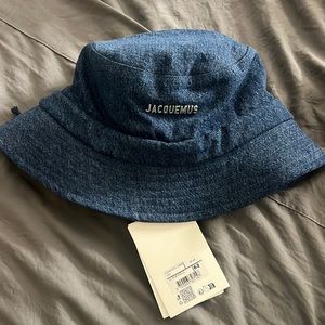 Jacquemus Le Bob Gadjo size 62 denim blue